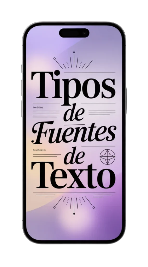 TIPOS DE FUENTES DE TEXTO