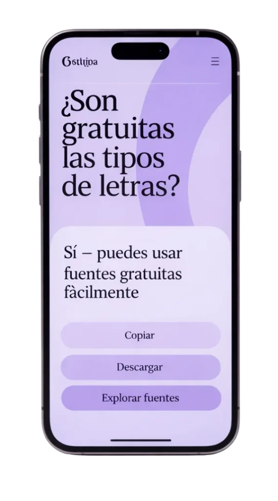 ¿Son gratuitas las Tipos de letras