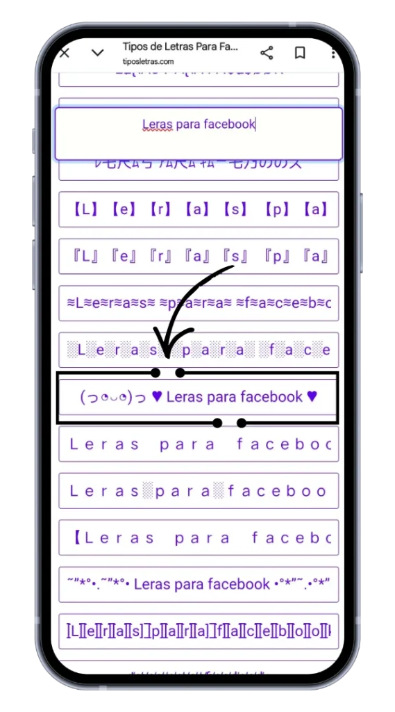 Letras Para Facebook Bonitas Copiar y Pegar 4 Elige tu estilo favorito