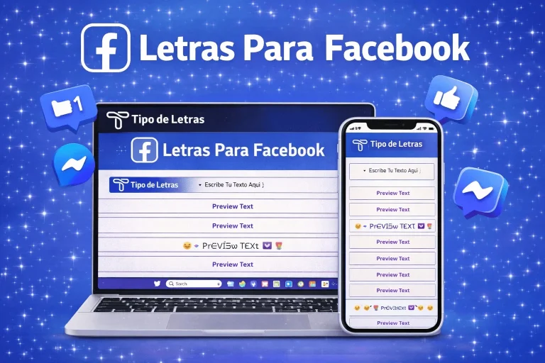 Letras Para Facebook