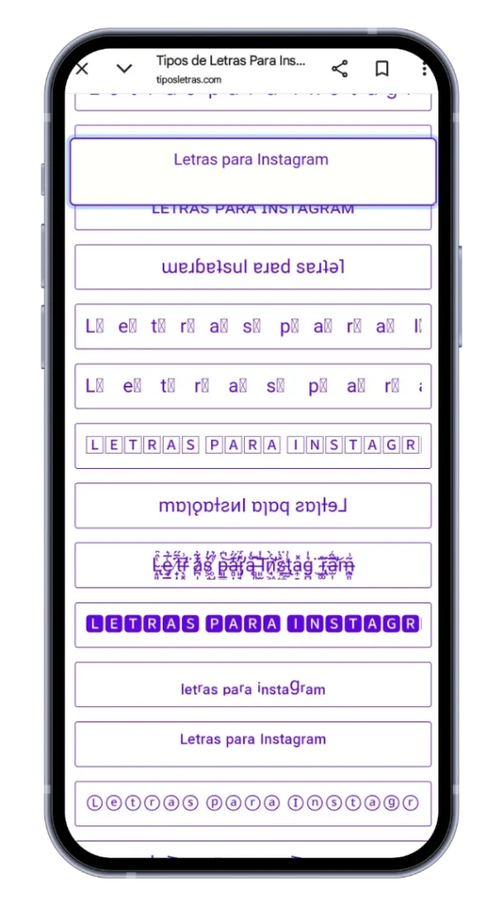 Mira los diferentes estilos
