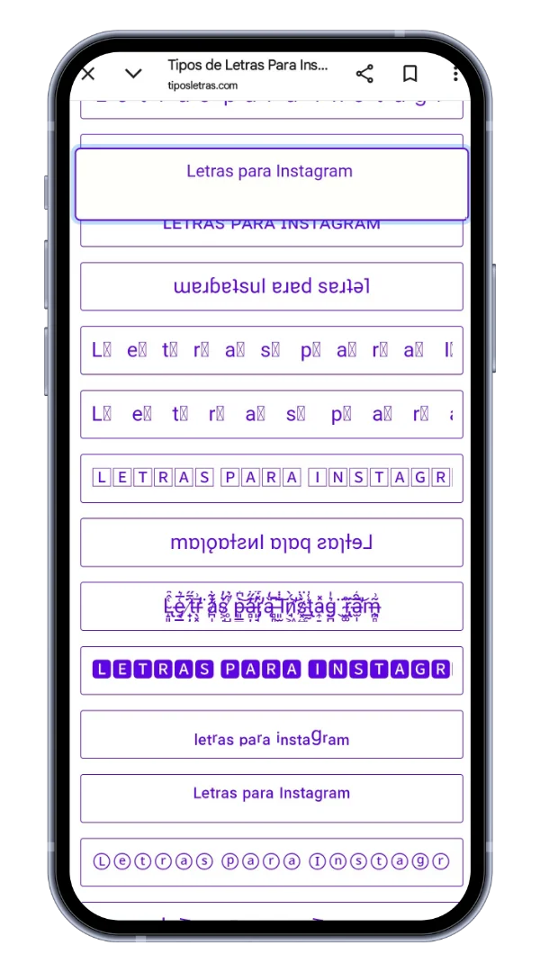 Tipos de Letras Para Instagram Bonitas~➜ ᐈ#𝟙 Tipografías 4 Mira los diferentes estilos