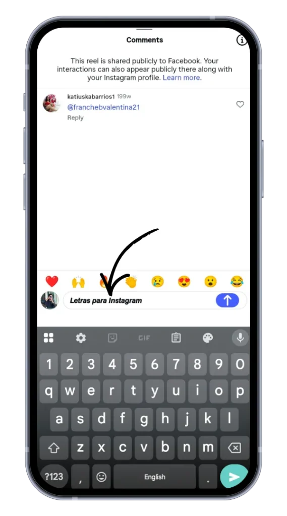Pega en Instagram u otra red
