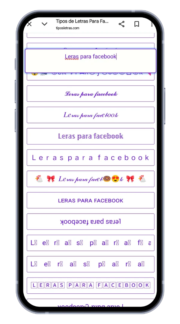Visualiza los estilos