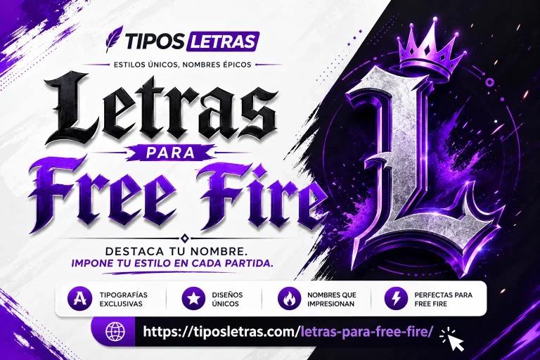 Letras para Free Fire